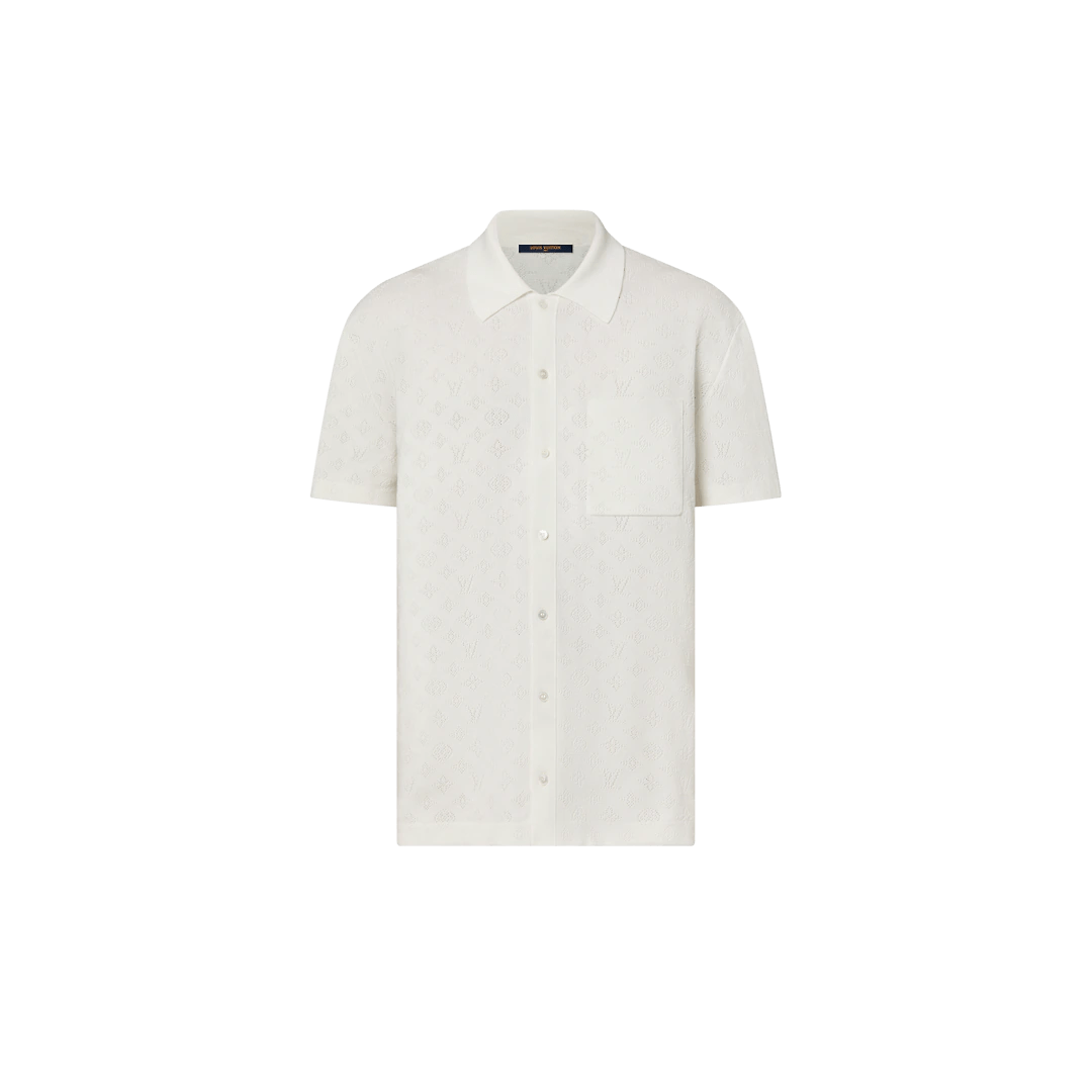 MONOGRAM POINTER COTTON SHORT SLEEVE SHIRT