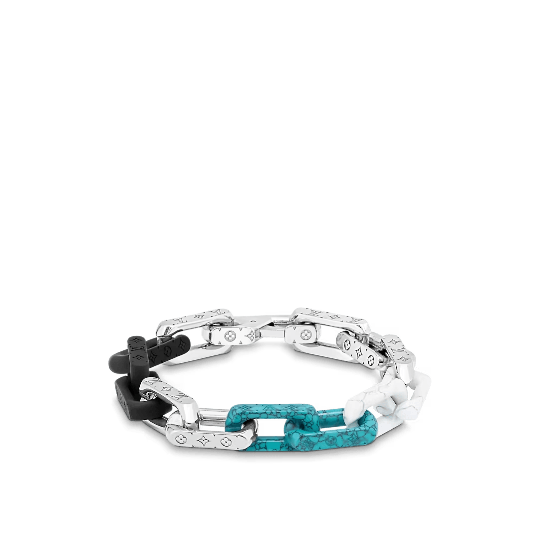 BRASLE MONOGRAM CHAIN ​​STONE