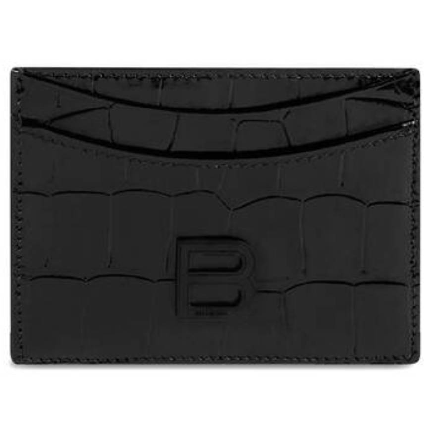 WOMEN'S HOURGLASS CARD HOLDER IN BLACK