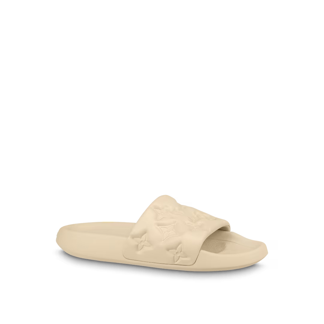 Waterfront line mules in Beige