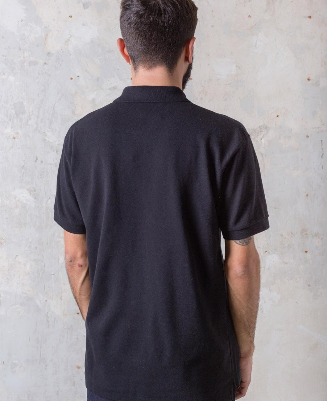 Play Comme des Garçons Polo Shirt - Black / Black heart