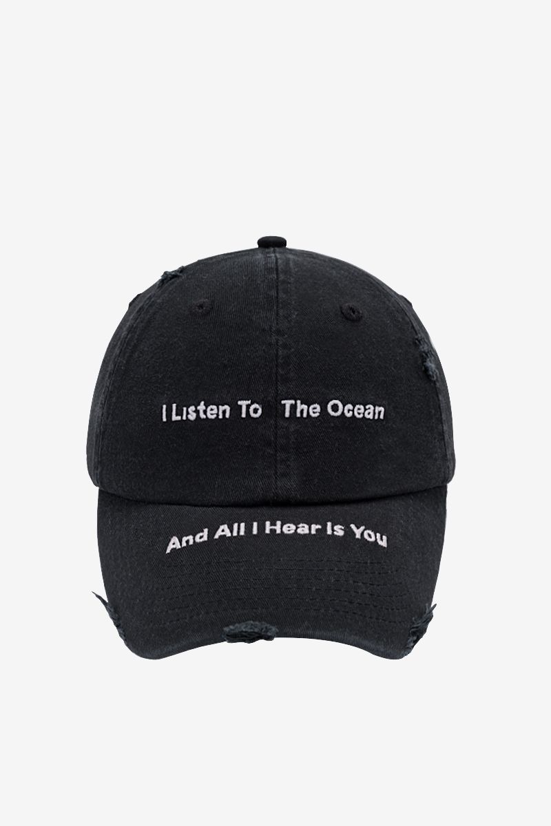 Ocean Cap Washed Black