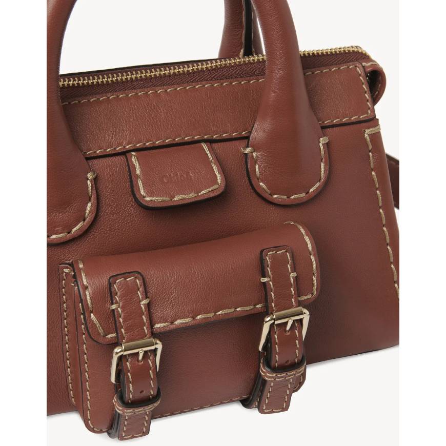 EDITH MINI BAG SEPIA BROWN