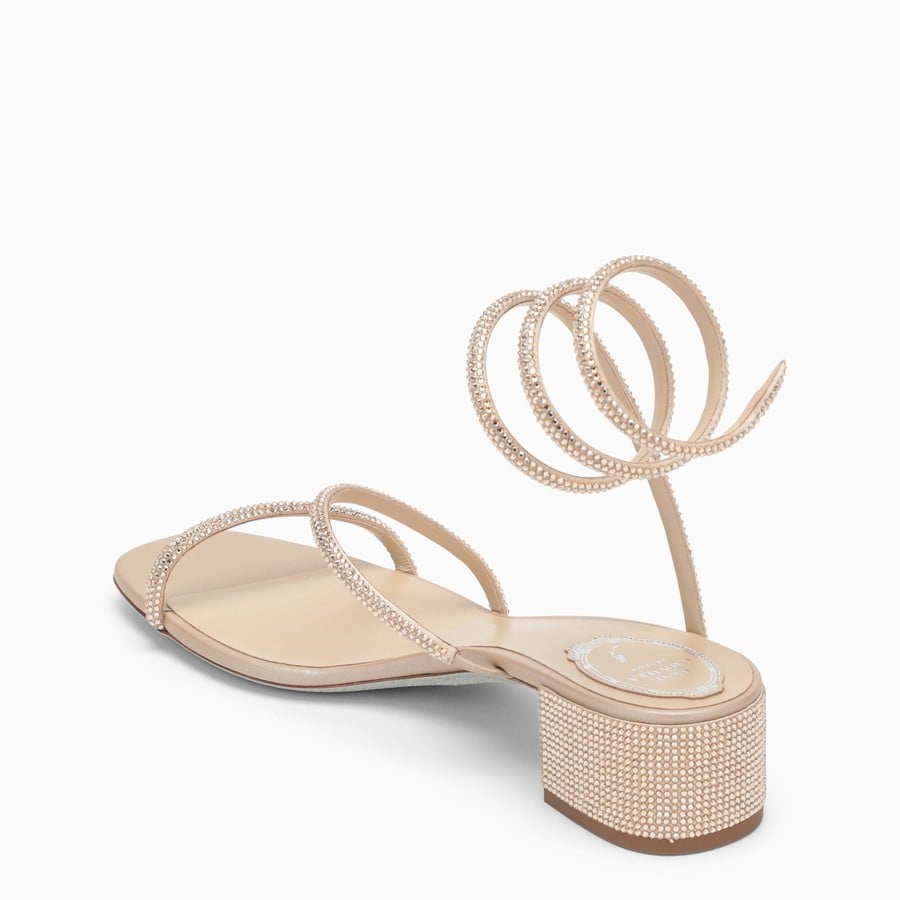 Cleo Sandals In Beige