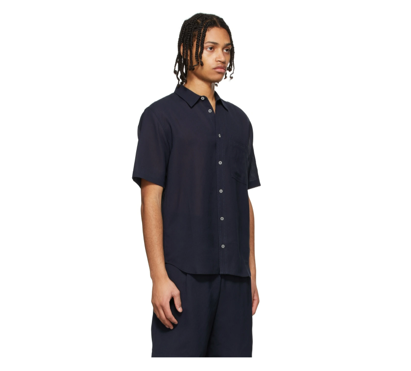 Navy 'La Chemise Melo' Shirt