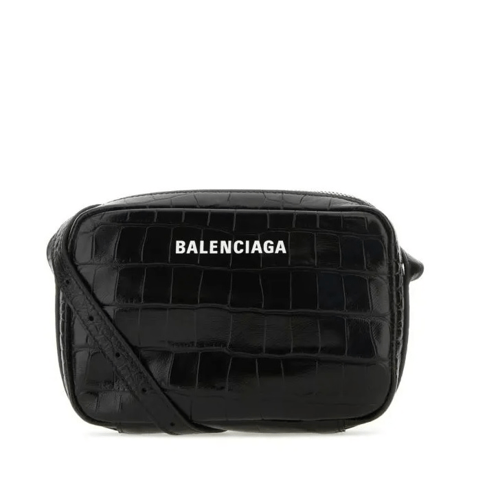 BALENCIAGA BLACK ‘EVERYDAY SMALL’ SHOULDER BAG