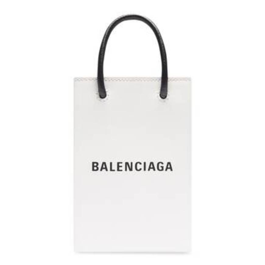 Balenciaga Ladies Logoprint Tote Bag  Natural