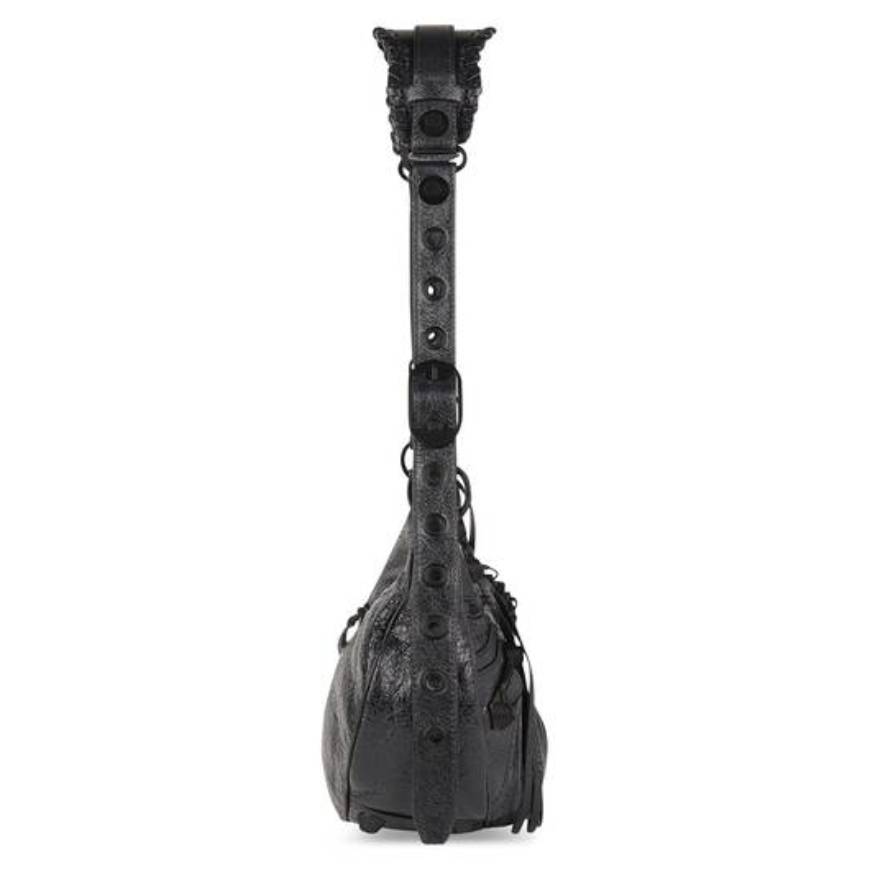 WOMEN'S LE CAGOLE SMALL SHOULDER BAG IN BLACK