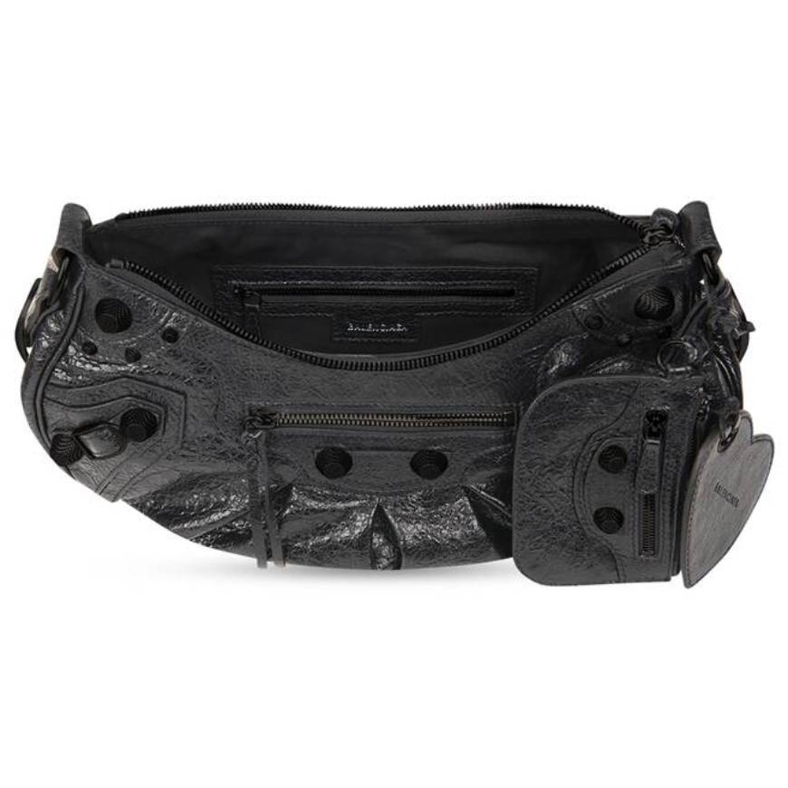 WOMEN'S LE CAGOLE SMALL SHOULDER BAG IN BLACK