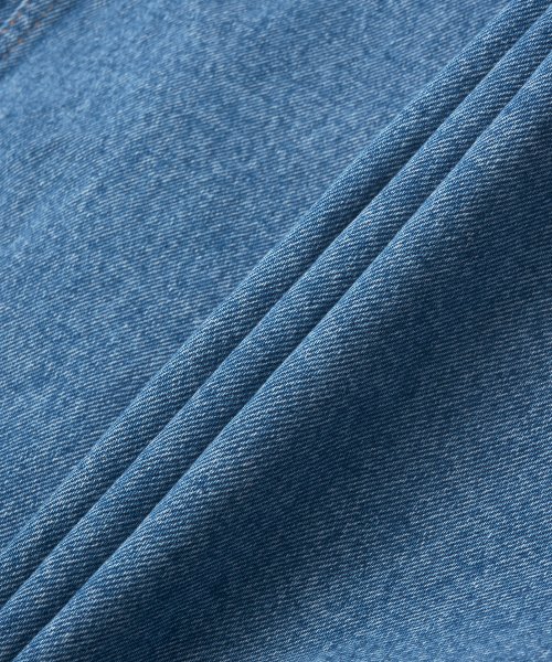 Men's Small Heart Logo Denim Jacket - Blue