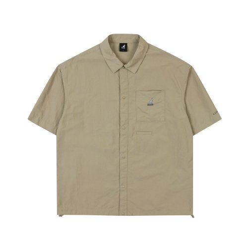  Ripstop Half Sleeve Shirt 7052 Beige 