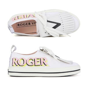 Roger Vivier RVW40328330 NRI B001 Colmy Vivier RV Patch Sneakers 