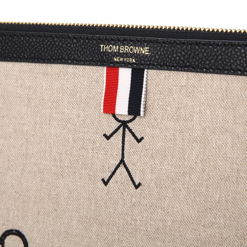 Thom Browne Mr. Tom Icon Clutch Bag 