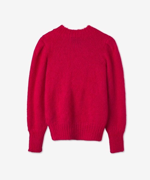 Women's Emma Mohair Knit - Fuchsia