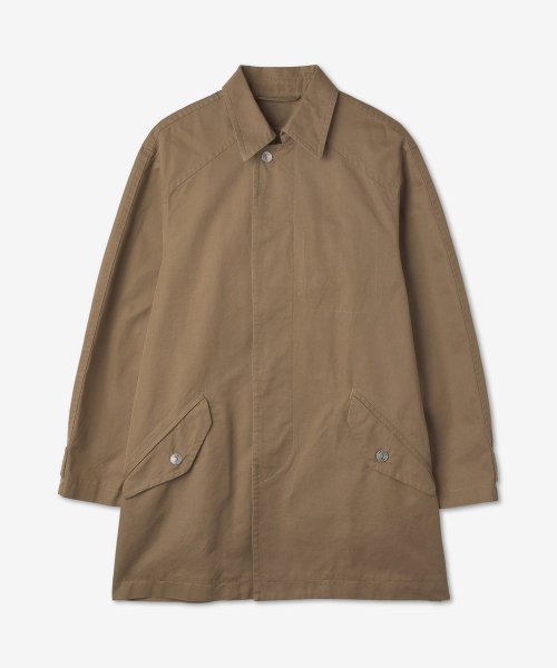[First-come, first-served 3-day special price] Men's Button Front Coat - Khaki 
