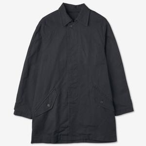 Men's Button Front Coat - Black