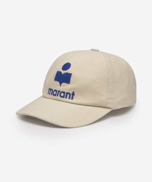 Men's Tyrone Logo Ball Cap - Ecru:Blue