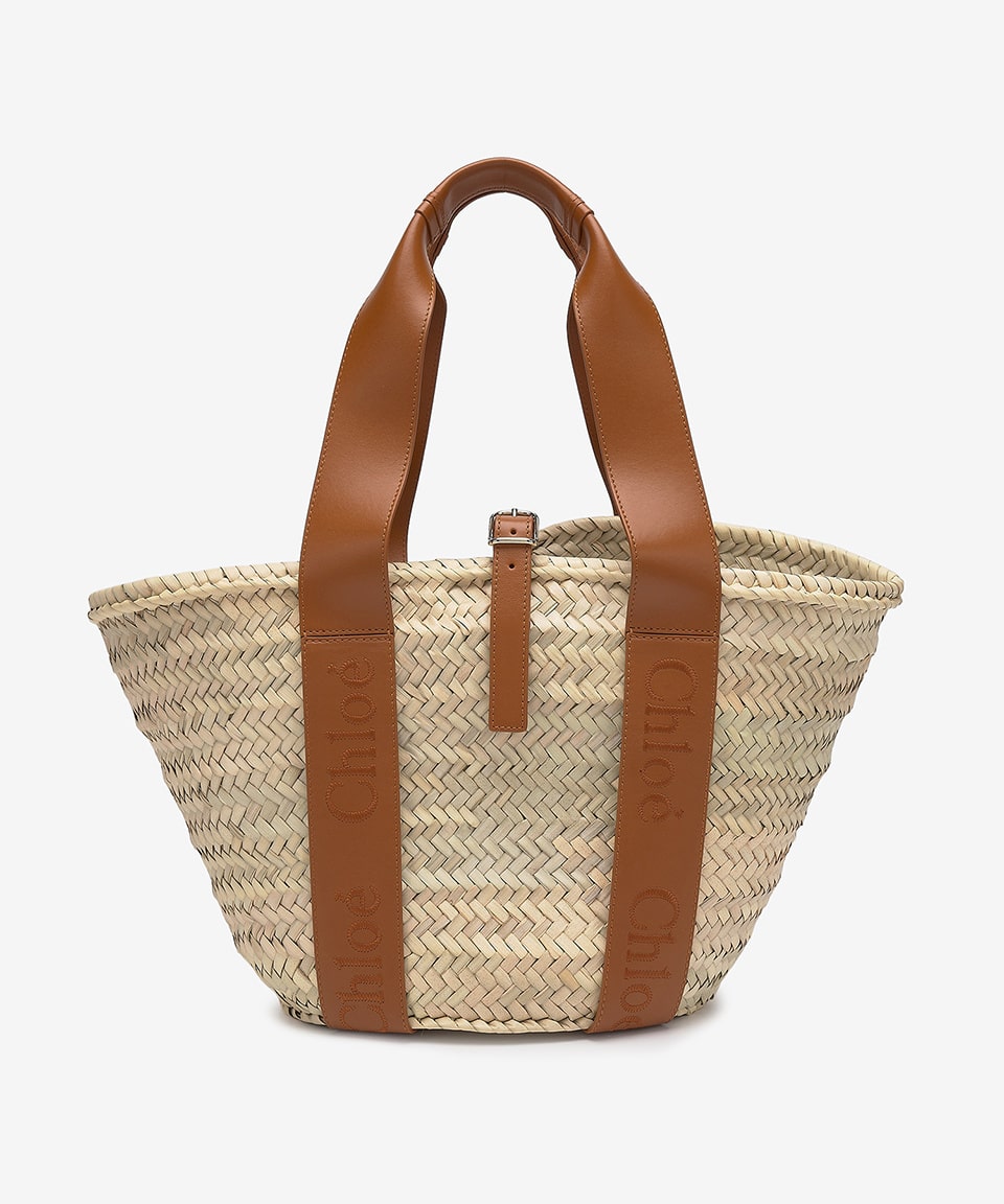 Women's Sense Basket Tote Bag - Caramel