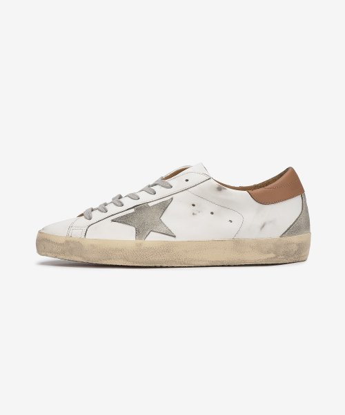 Men's Superstar Light Brown Tapsneakers - White 