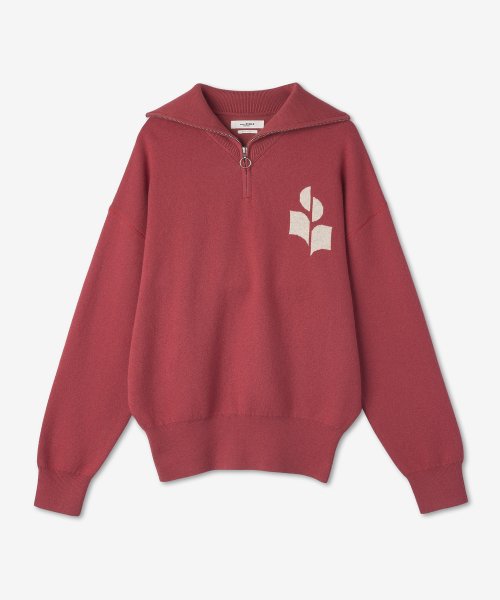 Women's Azra Logo Knit - Burnt Henna 