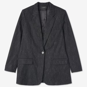 [First-come, first-served 3-day special price] Women's Jada Single Breasted Jacket - Anthracite