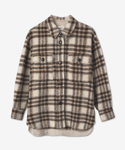 Women's Haveli Shirt Jacket - Ecru 