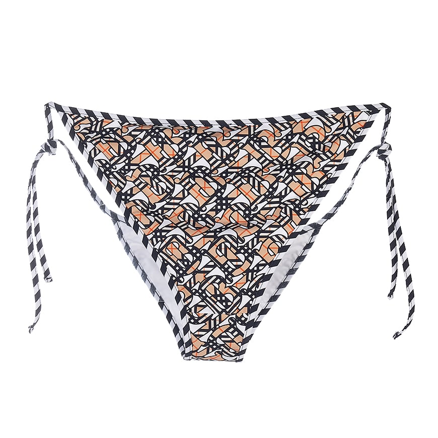 Women's Monogram Print Triangle Bikini
