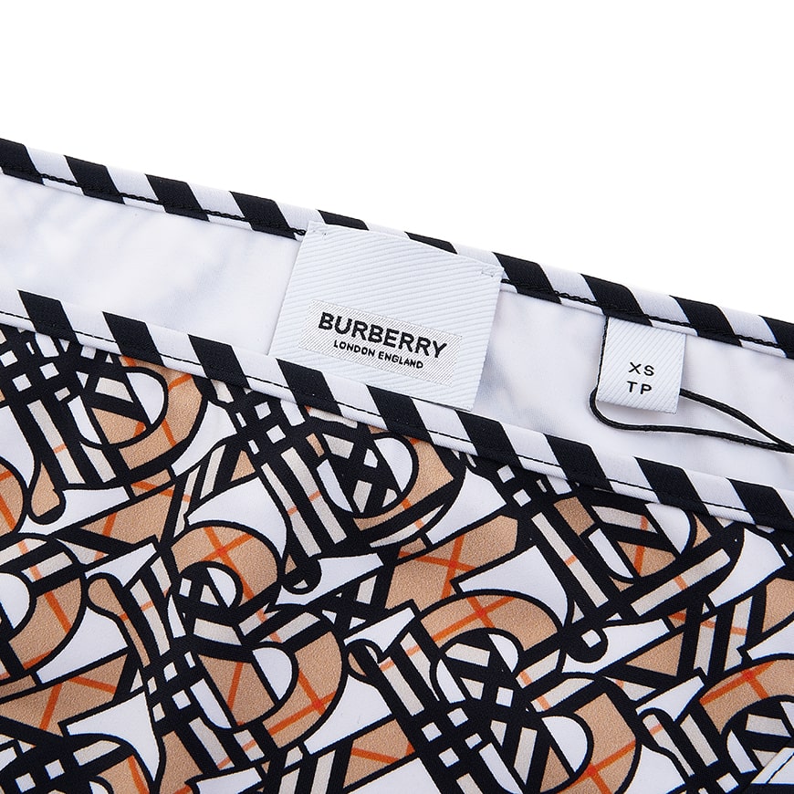 Women's Monogram Print Triangle Bikini