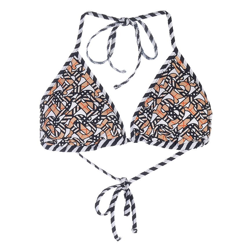 Women's Monogram Print Triangle Bikini