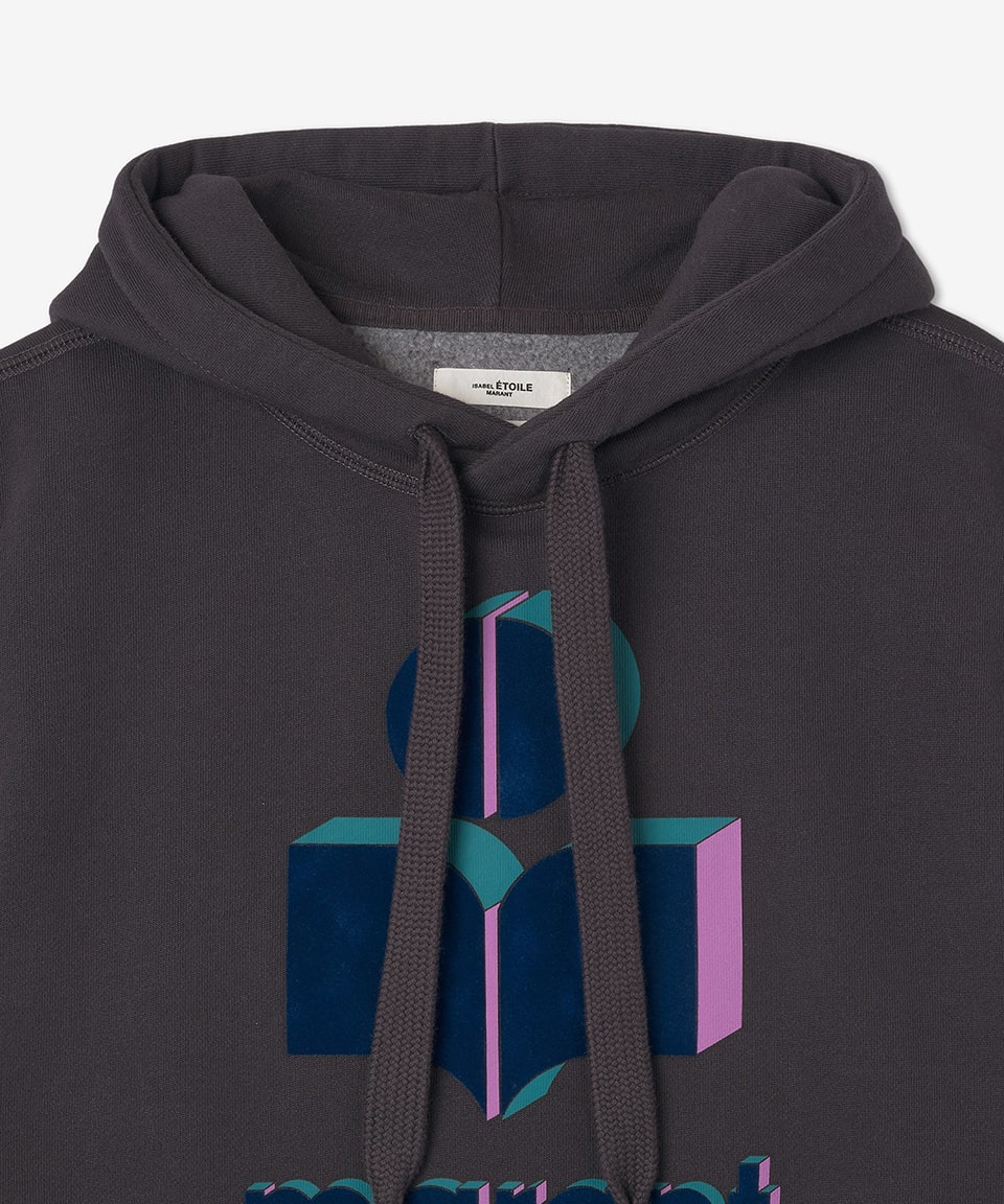 Women's Maishi Logo Short Sleeve Hoodie - Fade Night