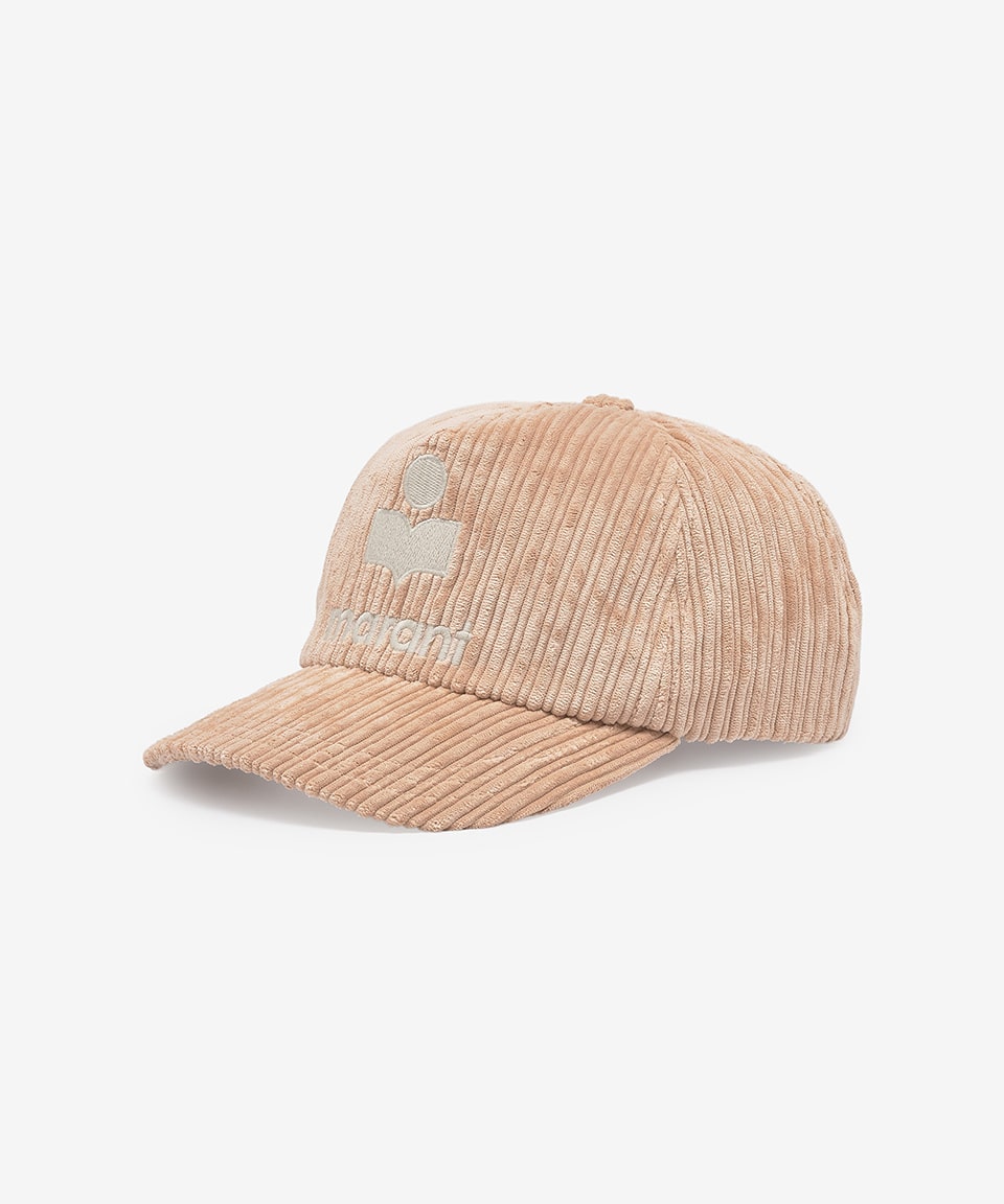 Men's Tyrone Velvet Corduroy Ball Cap - Beige