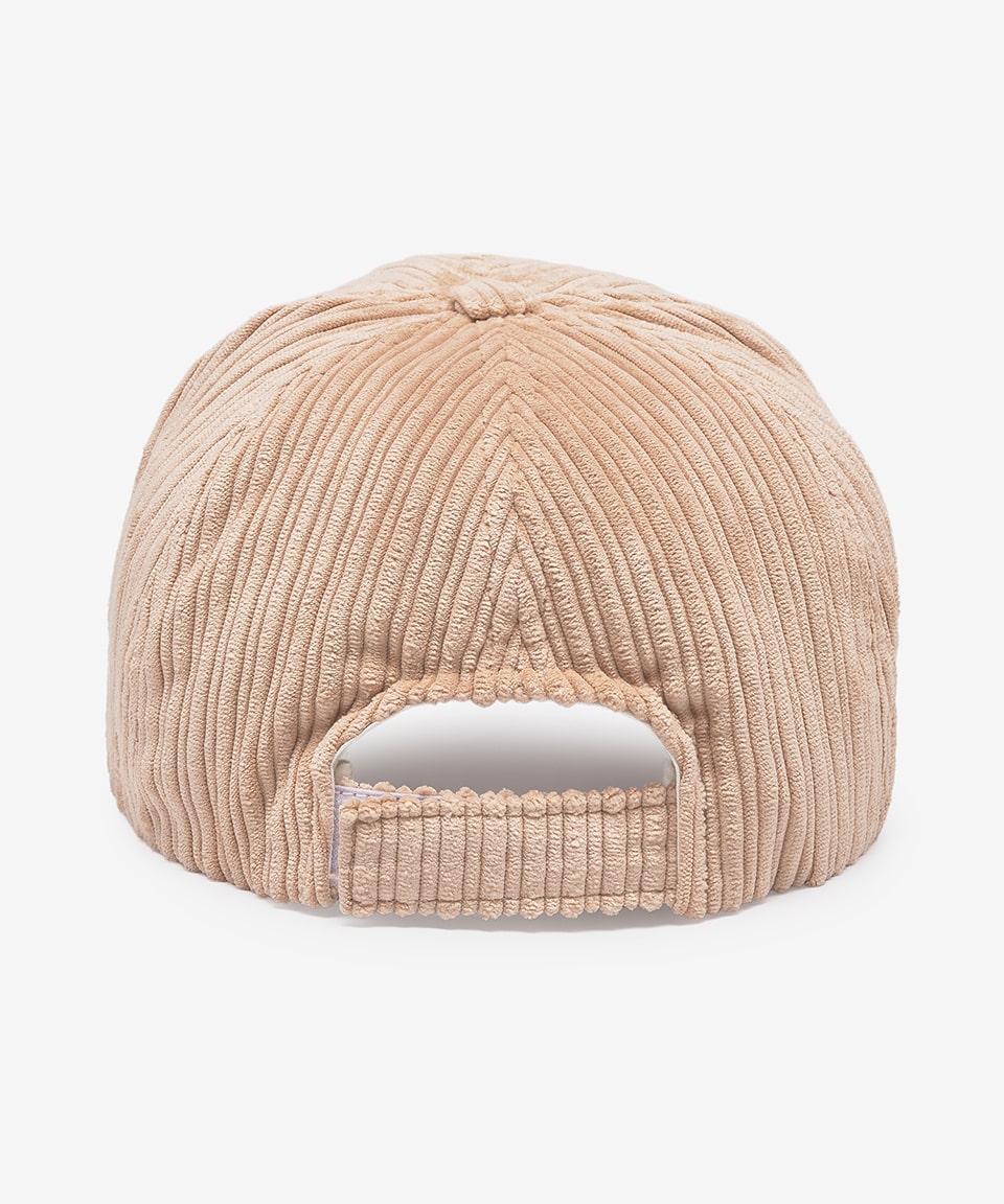 Men's Tyrone Velvet Corduroy Ball Cap - Beige