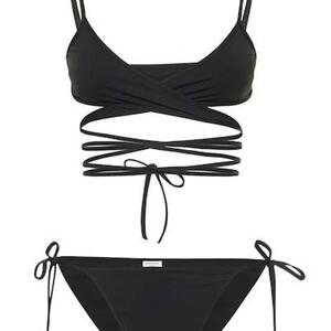 Balenciaga Wrap-Around Nylon Bikini 75I-5CI092 M0060102188