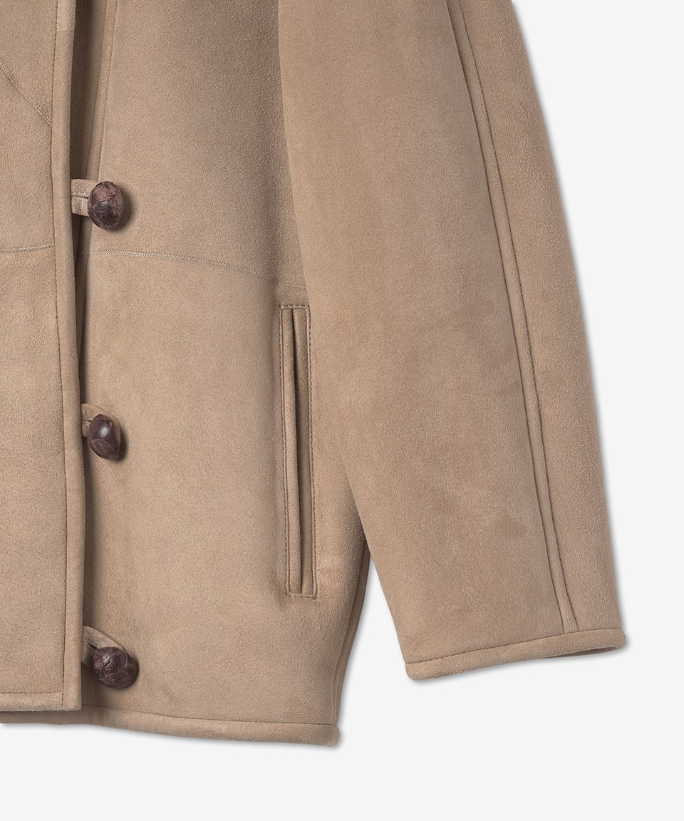 Women's Avenilla Shearling Coat - Beige