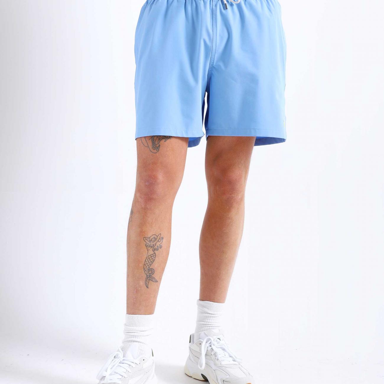 Pony Logo Embroidered Swim Shorts