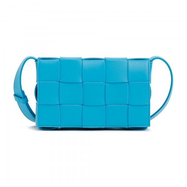 Bottega Veneta Small Lambskin Leather Cassette Pool