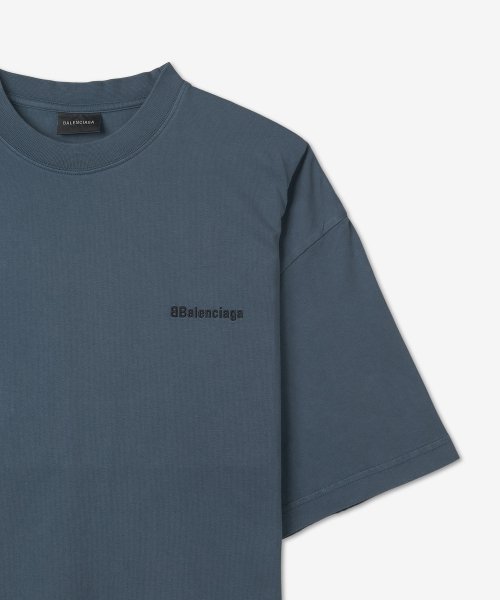 Men's Medium Fit T-Shirt - Blue:Black