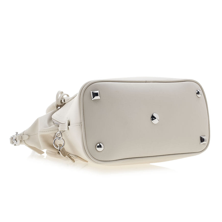 stitch logo shoulder bag