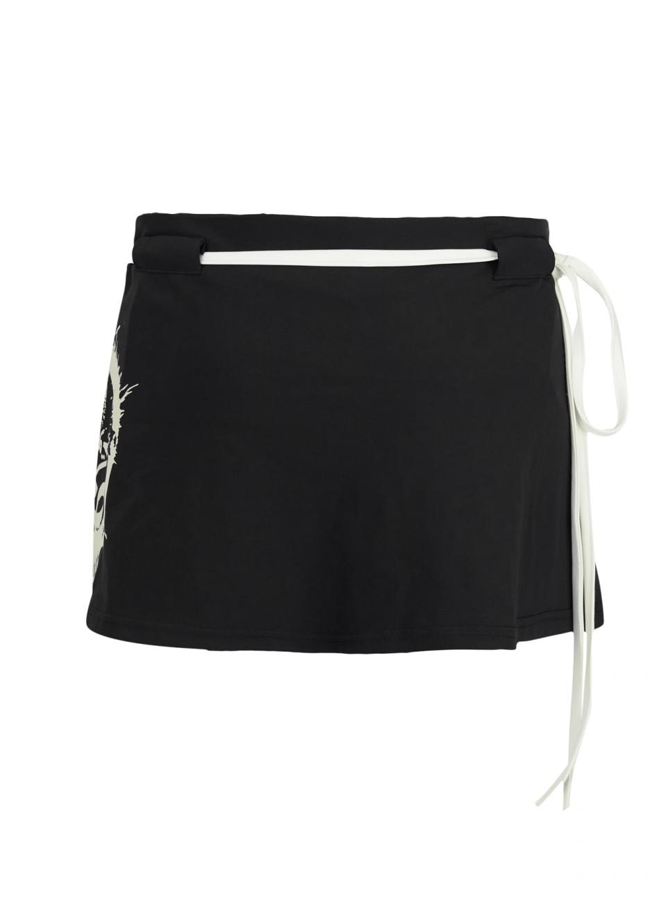 Cerric Women String Swimwear Skirt Black