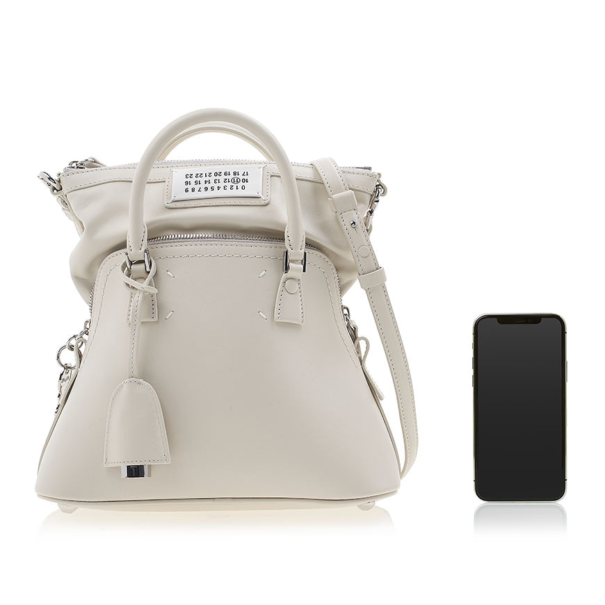 stitch logo shoulder bag