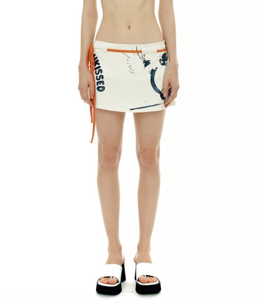 Cerric Women String Swimwear Skirt Ivory