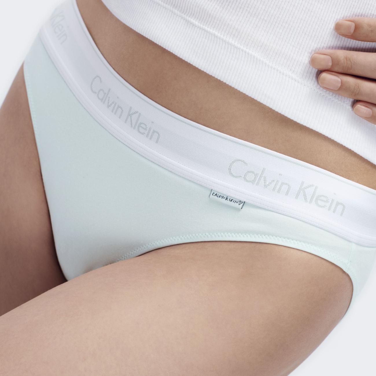 Women's Modern Cotton Bikini Briefs CHALK BLUE