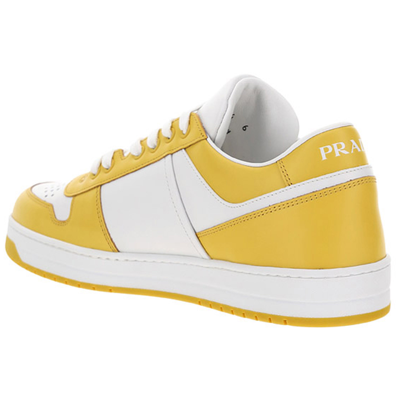 PRADA Downtown Leather Sneakers