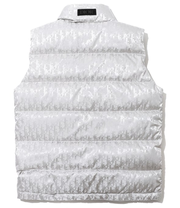 DIOR OBLIQUE sleeveless down jacket