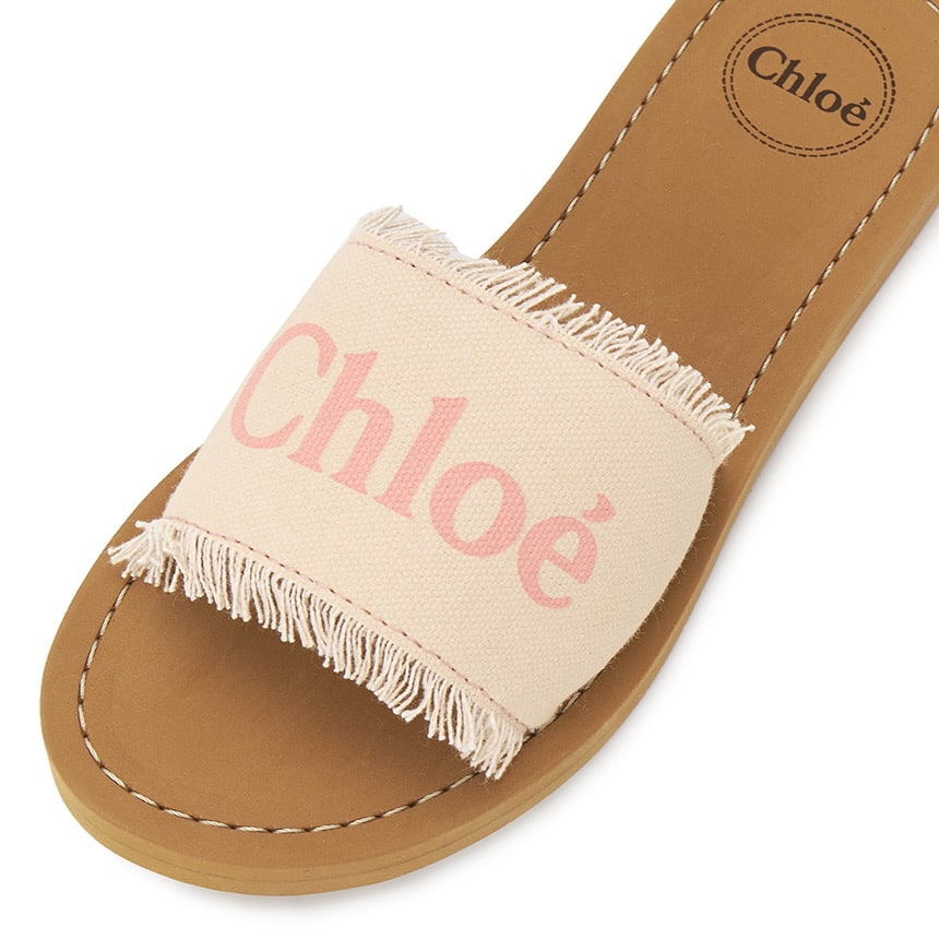 [Chloé Kids] Fringe Kids Girl's Sandal (Adult wearable)