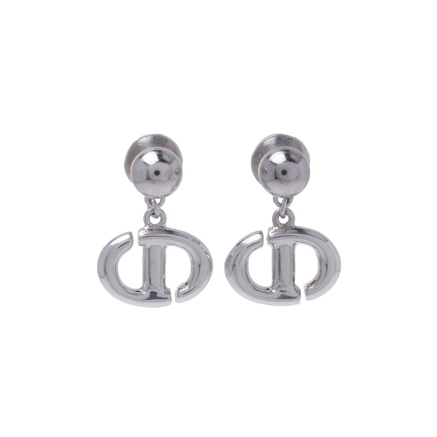 [Christian Dior] [23SS] Women's CD Navy Earrings