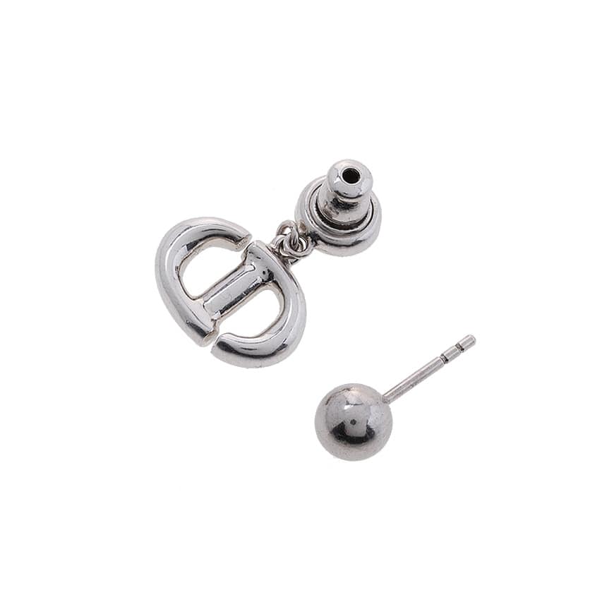 [Christian Dior] [23SS] Women's CD Navy Earrings