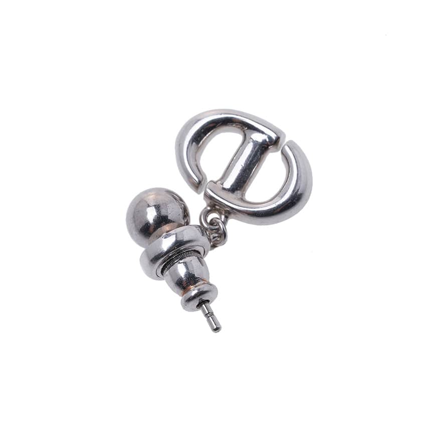 [Christian Dior] [23SS] Women's CD Navy Earrings