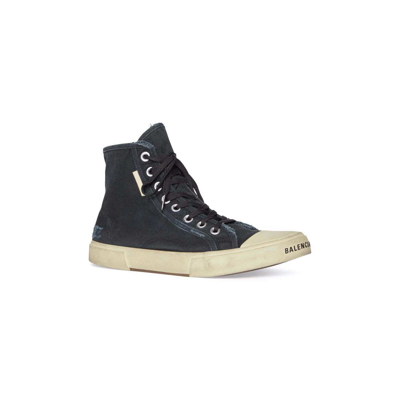  Balenciaga Paris High Top Sneakers Black