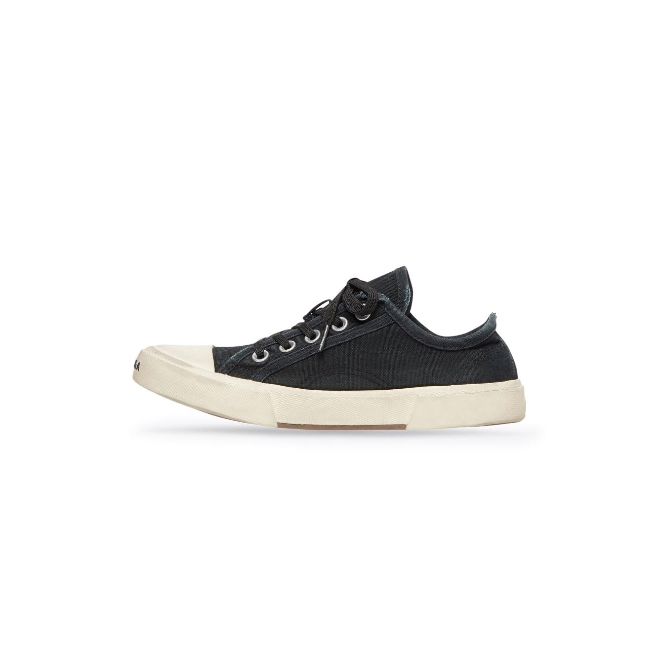 PARIS LOW TOP SNEAKER IN BLACK